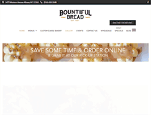 Tablet Screenshot of bountifulbread.com